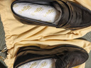 金利來（goldlion）男鞋商務(wù)時尚婚鞋個性皮鞋舒適樂福鞋G582330093AAA黑色39 曬單實拍圖
