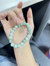 中國黃金China Gold玉石翡翠手串女冰透玉轉(zhuǎn)運珠手鏈生日禮物送女友媽媽老婆結(jié)婚紀念 翡翠手串+證書禮盒 曬單實拍圖