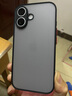 今舞 適用蘋果16手機(jī)殼iphone16promax保護(hù)套16plus鏡頭全包邊16pro男女款膚感磨砂硅膠軟邊防摔硬殼套 黑色 iPhone 16 曬單實(shí)拍圖