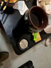 胖東來宜興紫砂保溫杯男士款泡茶杯紫砂杯紀(jì)念退休高端送人禮品水杯 鏡面磨砂黑直杯-320毫升--彩盒 曬單實(shí)拍圖
