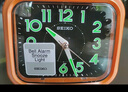 SEIKO日本精工時(shí)鐘鈴鐺鬧鈴大音量鬧鈴聲鐘表時(shí)尚簡(jiǎn)約臥室個(gè)性鬧鐘 QHK023G金色 曬單實(shí)拍圖