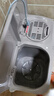 YANGZI揚(yáng)子集團(tuán)洗衣機(jī)半自動(dòng)老式家用雙桶大容量雙缸洗衣機(jī)藍(lán)光 洗脫雙筒小型波輪 9公斤強(qiáng)勁電機(jī)-小型款 曬單實(shí)拍圖