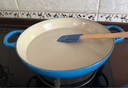 酷彩（Le Creuset）進(jìn)口琺瑯鍋26/30cm鑄鐵海鮮鍋燜蒸燉煮鍋多功能微壓鍋廚房好物 【2-4口之家】馬賽藍(lán) 26cm 曬單實(shí)拍圖