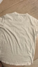 TOMMY JEANS【純色純棉】25夏季男裝平紋針織美式寬松短袖/修身圓領(lǐng)上衣T恤 【純色修身】燕麥色AE3 M 曬單實(shí)拍圖