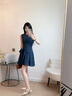 Ebonka高端品牌巨輕便真皮金屬扣包頭穆勒拖2025女夏外穿時(shí)尚平底涼拖鞋 米白色 37 曬單實(shí)拍圖