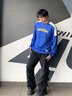 NBA官方球場生活系列男女同款長袖T恤(湖人/勇士） 藏青(金州勇士) XL 曬單實拍圖