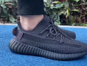阿迪達(dá)斯YEEZY350黑瑪瑙椰子夏日透氣青少年學(xué)生運動休閑鞋 36.5 曬單實拍圖