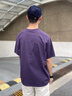 LAZY DAY TREND戶外防曬吸汗速干運(yùn)動(dòng)T恤男夏季輕薄款涼感抗菌健身短袖 凝夜紫 XL 曬單實(shí)拍圖