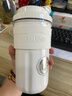 膳魔師（THERMOS）德國(guó)榨汁杯榨汁機(jī)小型便攜制冷水杯果汁機(jī)家用果蔬可充電多功能果汁杯迷你可碎冰打汁隨行杯炸機(jī)汁 【長(zhǎng)效制冷】冬雪白 曬單實(shí)拍圖
