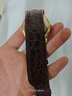 康諾利雙面鱷魚(yú)皮表帶男真皮適用天梭美度積家浪琴歐米茄萬(wàn)國帝舵天王海鷗手表帶20-16 22-20 19-16mm 棕色無(wú)扣【雙面鱷魚(yú)皮】 接口寬度 22mm 曬單實(shí)拍圖