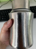 容山堂純鈦茶葉罐密封罐紅茶陳皮儲茶罐普洱茶儲存罐便攜茶葉盒茶罐空罐 純鈦冰晶茶葉罐-束腰款 660ml 曬單實拍圖