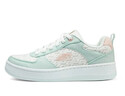SKECHERS斯凱奇女鞋夏季新款簡(jiǎn)約百搭板鞋輕質(zhì)舒適針織透氣休閑鞋185034 乳白色/藍(lán)色/185034-OWBL 37.5 曬單實(shí)拍圖