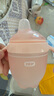愛(ài)咔威（IKV）兒童水杯 硅膠學(xué)飲吸管嬰幼兒鴨嘴吸嘴杯學(xué)飲兩用 鴨嘴款-小粉瓶 160ml 曬單實(shí)拍圖