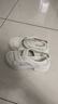 百麗（Belle）簡約一字帶涼鞋女商場款粗跟休閑涼鞋A9D1DBL4 黑色 35 (225mm) 曬單實拍圖