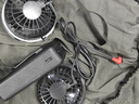 新款36V大風(fēng)力功率風(fēng)扇衣充電寶大容量?jī)捎每照{(diào)服鋰電池移動(dòng)電源 200000M6檔可調(diào)-36V電池+快充頭 曬單實(shí)拍圖