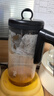 鳴盞飄逸杯玻璃內(nèi)膽按壓式磁吸無(wú)桿泡茶壺茶水分離沖茶器茶具懶人茶壺 曬單實(shí)拍圖