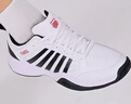蓋世威（K·SWISS）運(yùn)動鞋男女鞋夏季網(wǎng)面透氣新款戶外緩震入門網(wǎng)球鞋4428 140白色/黑色/火星紅 40 男 曬單實(shí)拍圖