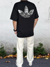 阿迪達(dá)斯 adidas【滔搏運(yùn)動(dòng)】三葉草男子CS SS TEE MT恤 JN1669 L 曬單實(shí)拍圖
