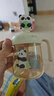 如山PPSU兒童吸管杯喝水杯牛奶杯家用直飲杯水杯帶刻度便攜學(xué)飲杯 曬單實(shí)拍圖