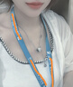 HR赫蓮娜輕奢貓眼石小蠻腰項鏈女款2025年新款七夕情人節(jié)禮物送女友 小蠻腰項鏈玫瑰金色【高端禮盒】 曬單實拍圖