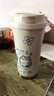 保溫杯咖啡杯316不銹鋼男女士學(xué)生可愛(ài)水杯便攜車(chē)載杯子伴手禮物 慵懶吹風(fēng)小貓520ml咖啡杯 曬單實(shí)拍圖