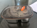 維艾（Newair）不銹鋼飯盒可微波爐加熱食品級分格餐盒學(xué)生專用上班族帶飯便當(dāng)盒 曬單實(shí)拍圖