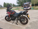 GSB摩托車(chē)尾箱鋁合金45L電動(dòng)車(chē)后備箱踏板外賣(mài)箱快拆儲物工具箱 55L黑雪山【快拆+內襯+靠背】 曬單實(shí)拍圖