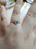 Grace GirlPt950鉑金戒指女一克拉培育鉆石鉆戒訂婚求婚情人節(jié)禮物送女友 一克拉培育鉆石戒指 曬單實拍圖