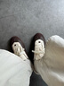 FOOT INDUSTRY 足下工業(yè)「品牌經(jīng)典」芭蕾德訓(xùn)鞋女款無內(nèi)里系列舒適休閑透氣 黑色/古白 39 曬單實拍圖