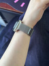 E-TREND適用蘋果手表表帶s10新款ultra2金屬iwatch9米蘭尼斯series10腕帶 雙磁吸_黑色（中圓格） 適用42mm表盤【新品10代iwatch】 曬單實(shí)拍圖