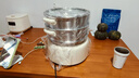 九陽（Joyoung）電蒸鍋電煮鍋電火鍋家用蒸包子蒸螃蟹鍋15.5L大容量電熱鍋分體可拆洗多用途鍋GZ581 曬單實(shí)拍圖