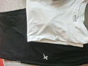 特步（XTEP）冰絲運(yùn)動(dòng)套裝女夏季新款短袖長(zhǎng)褲速干寬松大碼薄款體測(cè)健身跑步服 珍珠白/【短袖+長(zhǎng)褲】 L/170 曬單實(shí)拍圖