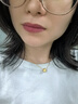 明牌珠寶七夕禮物 足金黃金時(shí)尚寬O字素鏈項(xiàng)鏈送禮女AFR0059工費(fèi)180 J 約42+3厘米 約3.34克 曬單實(shí)拍圖