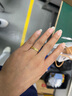 CRD克徠帝黃金對(duì)戒男戒女戒情侶足金999實(shí)心戒指男女款母親節(jié)禮物 3.5g|女戒|GQ00053A-1 11# 曬單實(shí)拍圖
