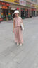 G.DUCKKIDS女童夏裝裙褲套裝2025新款大童夏季短袖兒童夏天寬松闊腿褲兩件套 8816新中式套裝粉【紅色】 140 cm 曬單實(shí)拍圖