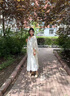 麗紗蓓兒空調(diào)房披肩辦公室夏季女鏤空時尚流蘇長款外搭旗袍新中式白色斗篷 白色-波西米亞風(fēng) 曬單實拍圖