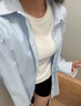 SIINSIIN防曬衣女遮陽透氣寬松襯衫2025新款女款夏薄款外套開衫 曬單實(shí)拍圖