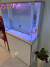 森森（SUNSUN）大型魚缸底過濾水族箱客廳家用落地玻璃生態(tài)金魚缸 【實(shí)時溫顯+燈控】珍珠白 0.8米長35cm寬 曬單實(shí)拍圖