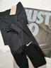 耐克（NIKE）官方男童DRI-FIT大童速干訓練緊身褲秋季運動褲FJ6821 010黑/黑/白 140 S 曬單實拍圖