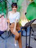 佐敘短袖襯衫女2025夏季新款設(shè)計感小眾襯衣復(fù)古港味通勤氣質(zhì)百搭上衣 白色 M （90-105斤） 曬單實拍圖
