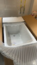 科勒（KOHLER） 科勒玲納深泡式浴缸帶腳凳多功能家用泡澡浴缸僅送貨不安裝 1.2m深泡式浴缸帶腳凳左角位 曬單實(shí)拍圖