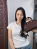 CinvaiKrose【趙昭儀同款】包包女包2025新款保齡球斜挎包生日七夕情人節(jié)禮物 咖啡色【送女友老婆女生禮物走心】 曬單實拍圖