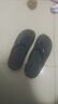回力人字拖男夏季新款外穿防滑耐磨厚底夾腳拖鞋男士高端沙灘拖鞋 黑色 42-43 曬單實(shí)拍圖