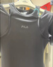 FILA 斐樂女裝針織連衣裙2025夏季新款時(shí)尚休閑修身收腰連身裙子女 正黑色-BK XL 175/92A/XL 曬單實(shí)拍圖
