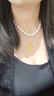 中國(guó)黃金（CHINA GOLD）黃金項(xiàng)鏈女999足金八寶羅盤吊墜男女款七夕情人節(jié)禮物送女友老婆 足金吊墜約1.4g*配銀鏈*圓扣 曬單實(shí)拍圖