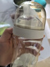 bebebus鉆光奶瓶3-6個月300ml新生兒寶寶ppsu偏心仿母乳防脹氣防嗆奶瓶 曬單實拍圖
