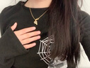 中國黃金愛心黃金項(xiàng)鏈女足金和田玉吊墜七夕情人節(jié)禮物送女友老婆生日實(shí)用 足金玉見你吊墜+k金鏈/京速達(dá) 曬單實(shí)拍圖