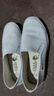 魯泰帆布鞋男女夏季小白鞋一腳蹬純白色休閑鞋簡(jiǎn)約學(xué)生鞋藥廠(chǎng)工作鞋 白色 41 曬單實(shí)拍圖