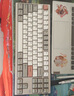WOB crush80reboot客制化機(jī)械鍵盤(pán)鋁坨坨CNC三模藍(lán)牙有線2.4g無(wú)線電競(jìng)游戲辦公 暖煙銀RGB【陽(yáng)極-雪頂可可軸】雙色鍵帽 曬單實(shí)拍圖