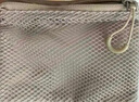 無印良品（MUJI）再生聚酯纖維 雙拉鏈包收納袋 居家旅行數(shù)據(jù)線小收納包便攜零錢包 米色/S/長13.5*寬10cm 曬單實拍圖